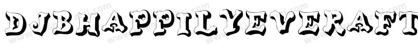 DjbHappilyeverafter-26oX字体转换