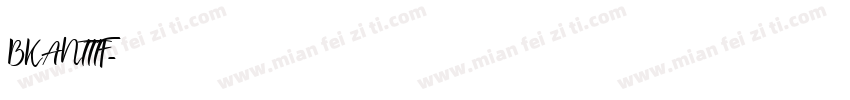 BKANTTTF字体转换