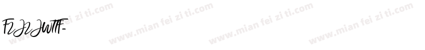 FZJZJWTTF字体转换