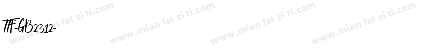 TTF-GB2312字体转换