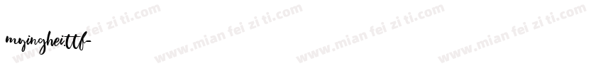 myinghei.ttf字体转换
