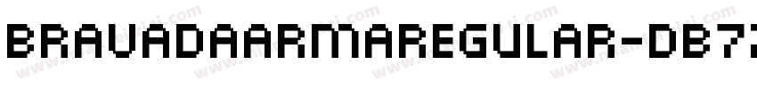 BravadaArmaRegular-dB7Z字体转换