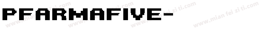 PFArmaFive字体转换