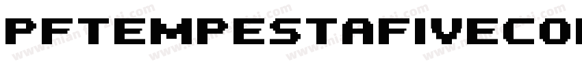 PFTempestaFiveConden字体转换