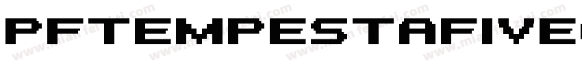 PFTempestaFiveConden字体转换