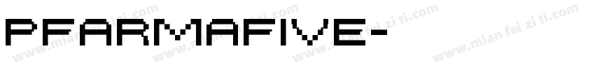 PFArmaFive字体转换