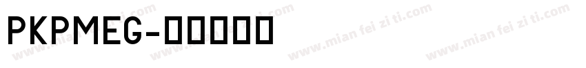 PKPMEG字体转换