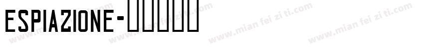 espiazione字体转换