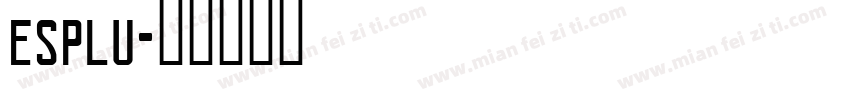 esplu字体转换