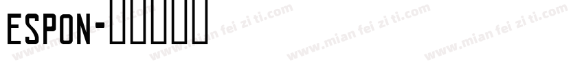 espon字体转换