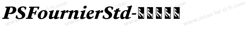 PSFournierStd字体转换
