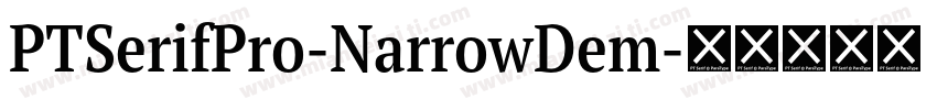 PTSerifPro-NarrowDem字体转换