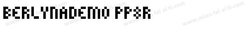 BerlynaDemo-Pp8r字体转换