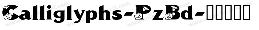 Calliglyphs-PzBd字体转换