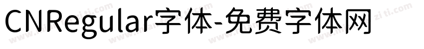 CNRegular字体字体转换