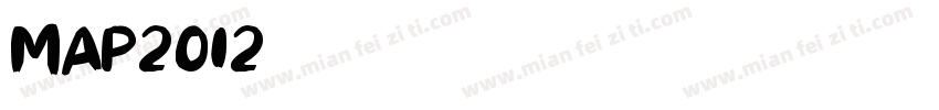 map2012字体转换