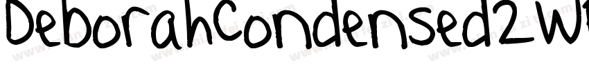 DeborahCondensed-2WP8字体转换