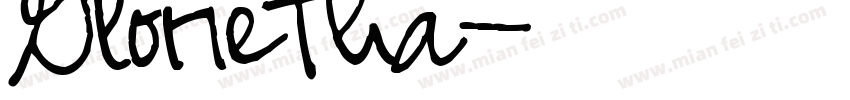 Gloretha字体转换