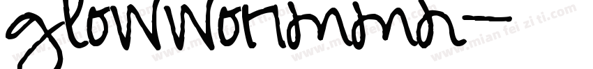glowwormmn字体转换