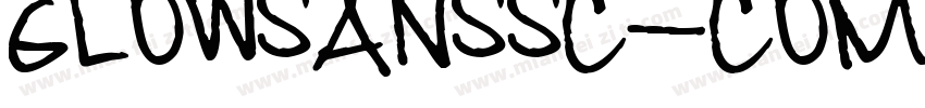 GLOWSANSSC-COMPRESSED-BOLD字体转换
