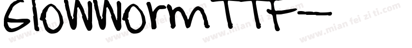 GlowwormTTF字体转换