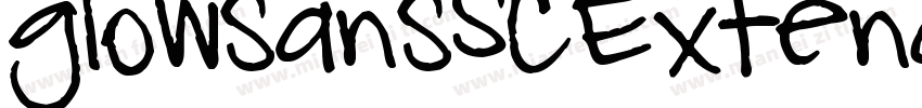 glowsansSCExtendedme字体转换