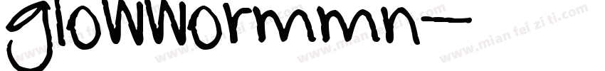 glowwormmn字体转换