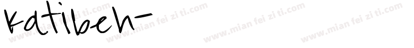 Katibeh字体转换