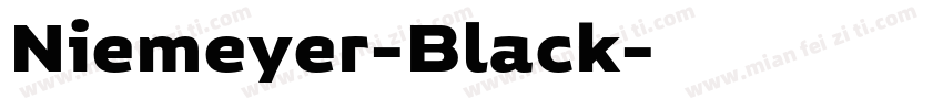Niemeyer-Black字体转换