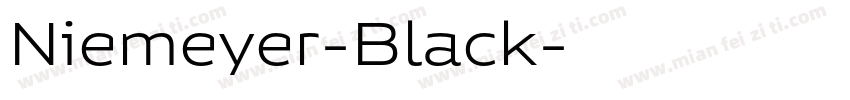 Niemeyer-Black字体转换