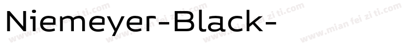 Niemeyer-Black字体转换