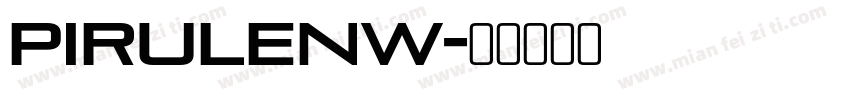 PirulenW字体转换