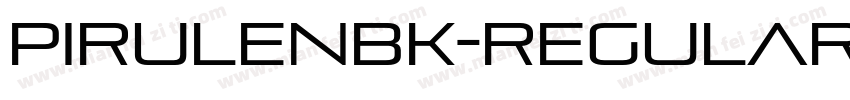 PirulenBk-Regular字体转换