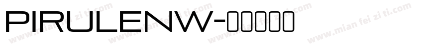 PirulenW字体转换