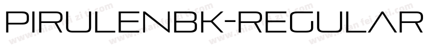 PirulenBk-Regular字体转换