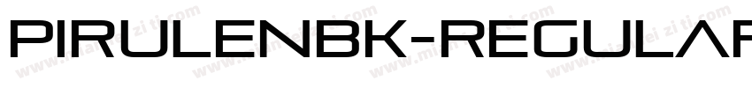 PirulenBk-Regular字体转换