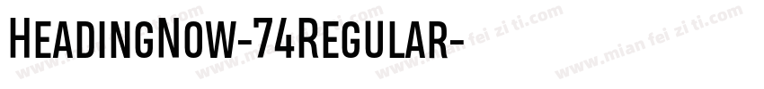 HeadingNow-74Regular字体转换