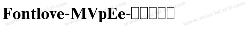 Fontlove-MVpEe字体转换