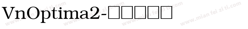 VnOptima2字体转换