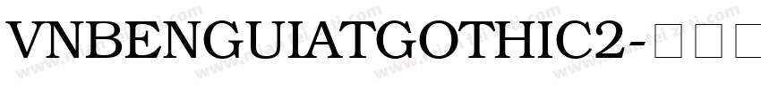 VnBenguiatgothic2字体转换