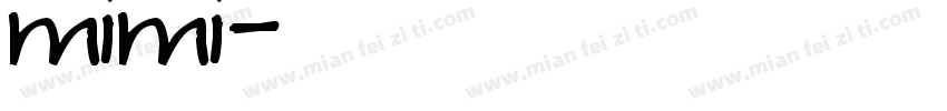 mimi小黑字体转换