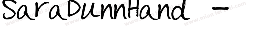 SaraDunn_Hand转换器字体转换