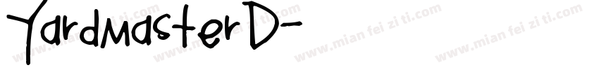 YardmasterD字体转换