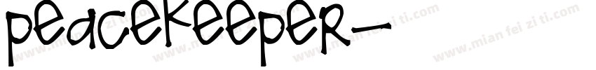 Peacekeeper字体转换