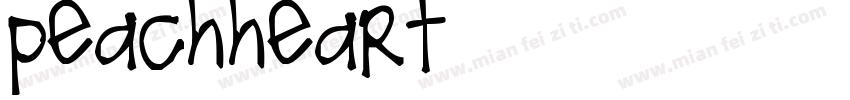 peachheart署名字体转换