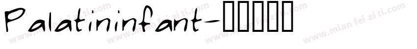 Palatininfant字体转换
