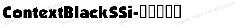 ContextBlackSSi字体转换