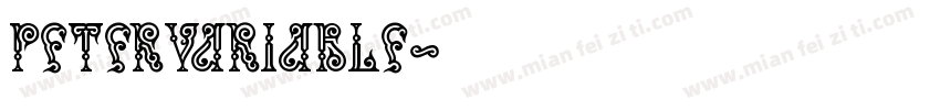 PeterVariable字体转换