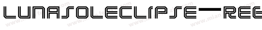 LunasolEclipse-Regular字体转换