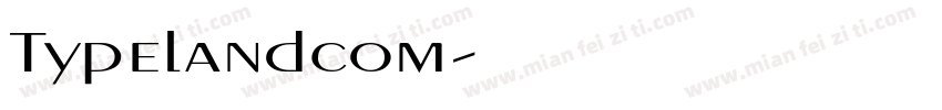 Typelandcom字体转换